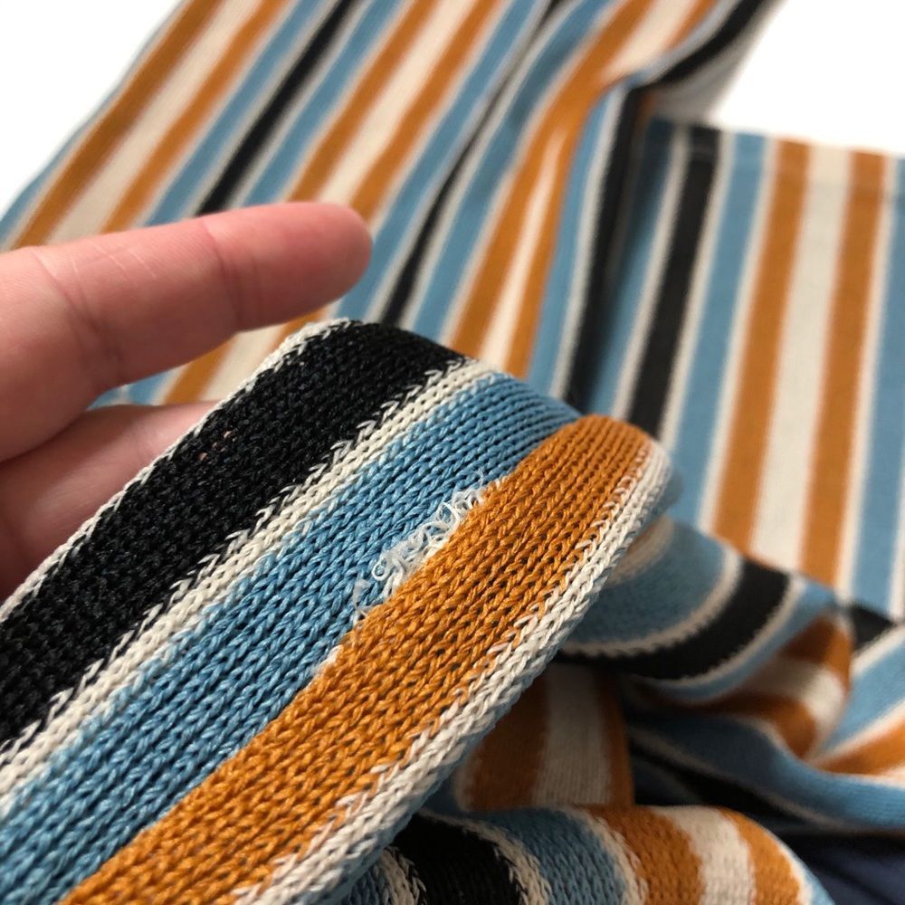 Free People Bridget Stripe Knit Flare Pants Size S - Picture 7 of 7